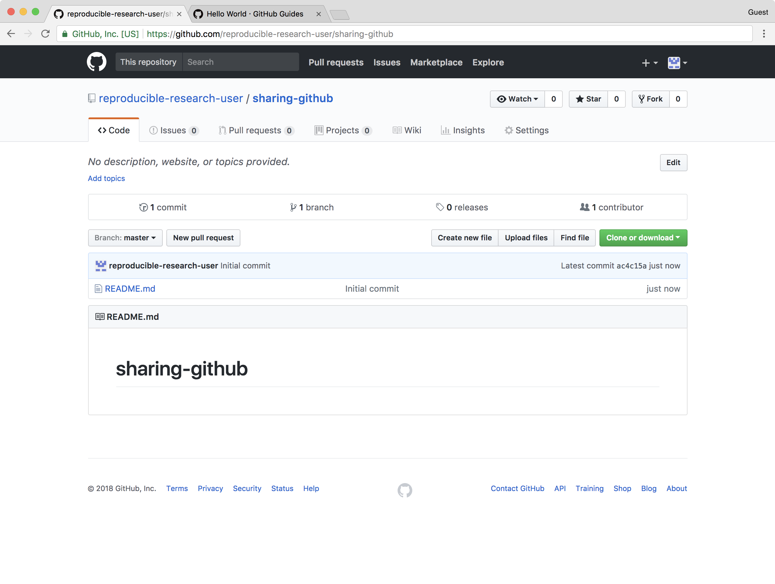 Как загрузить картинку на github